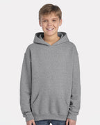 JERZEES 996YR, 556 Youth Nublend Hooded Sweatshirt, Black