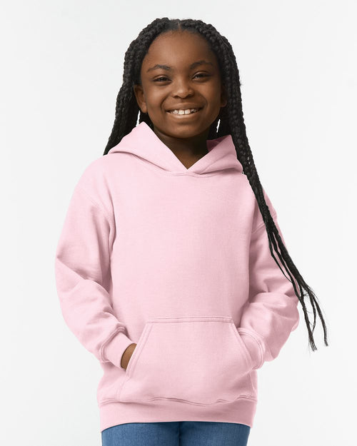 Gildan 18500B, Youth Heavy Blend Hooded Sweatshirt, Black