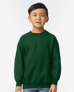 Gildan 571, 18000b Youth Heavy Blend Crewneck Sweatshirt, Gildan 18000B Youth Heavy Blend Crewneck Sweatshirt