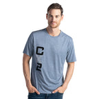 CX2 S05930, - Riviera - Adult Performance Crewneck T-shirt, Navy Heather