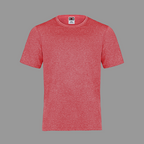 CX2 S05930, - Riviera - Adult Performance Crewneck T-shirt, Red Heather