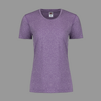 CX2 S05931, - Riviera - Ladies Performance Crewneck T-shirt, Purple Heather