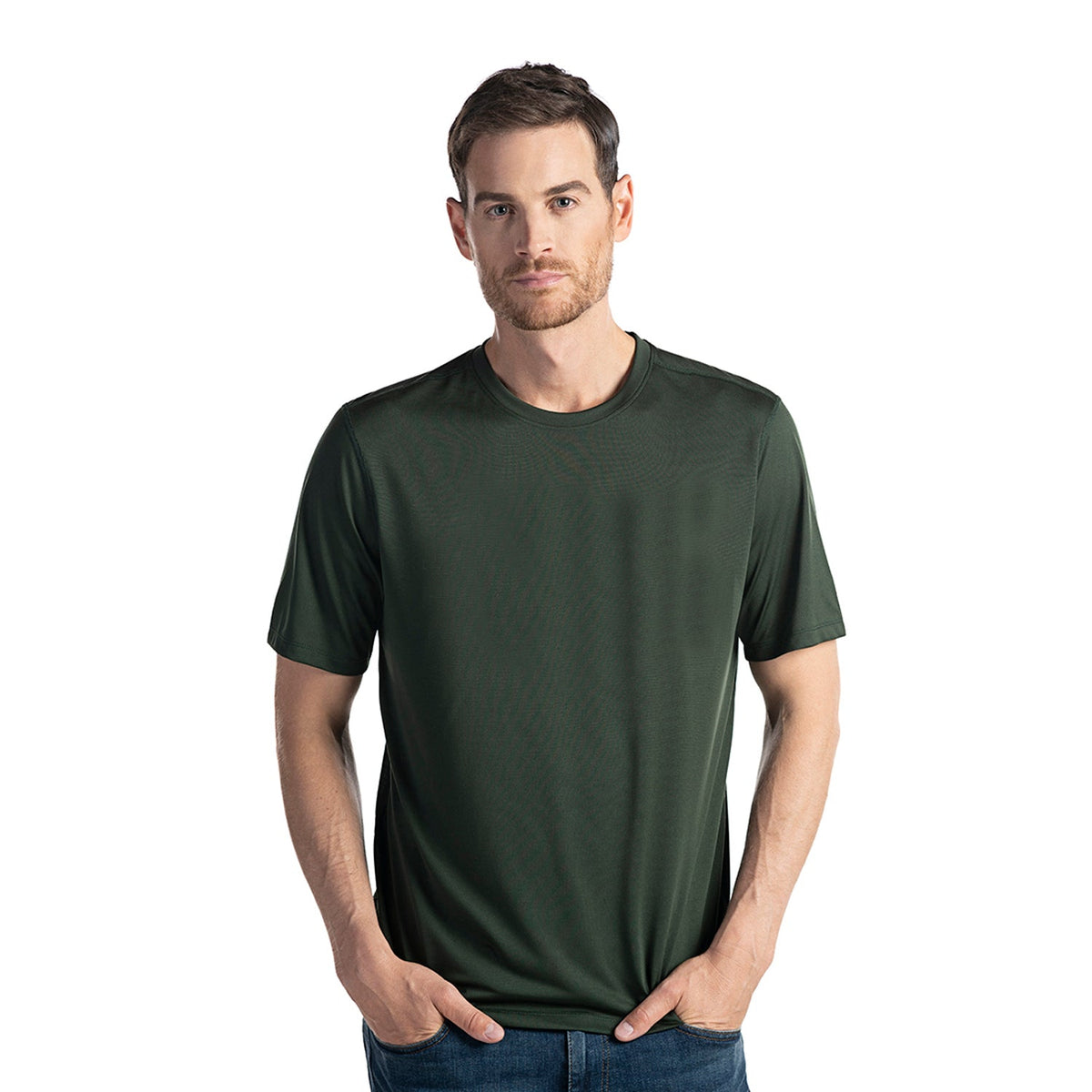 CX2 S05935, - Coast - Adult Performance Crewneck T-shirt, Forest Green