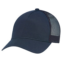 Polycotton / Polyester Mesh 5970L, Ajm 5 Panel Constructed Full-fit-five, Navy