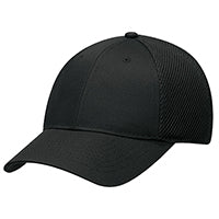 Polycotton / Polyester Honeycomb Mesh 5A990, Ajm 6 Panel Constructed Contour, Black