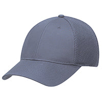 Polycotton / Polyester Honeycomb Mesh 5A990, Ajm 6 Panel Constructed Contour, Charcoal