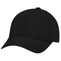 AJM International 5D390B, 6 Panel Constructed Contour (youth), Black