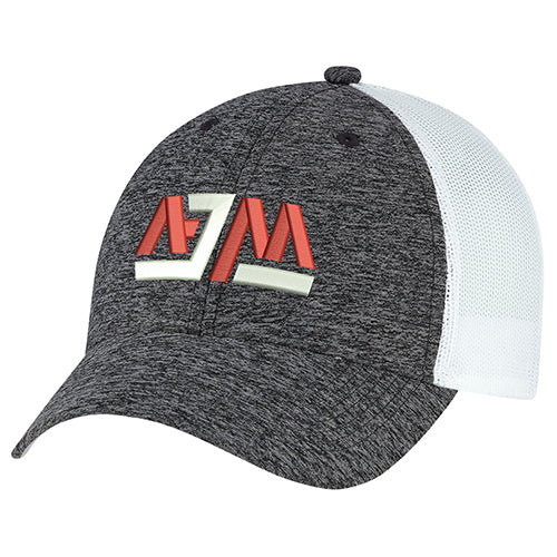 Polyester Marl / Soft Polyester Mesh 5H647M, Ajm 6 Panel Constructed Full-fit (mesh Back), Default