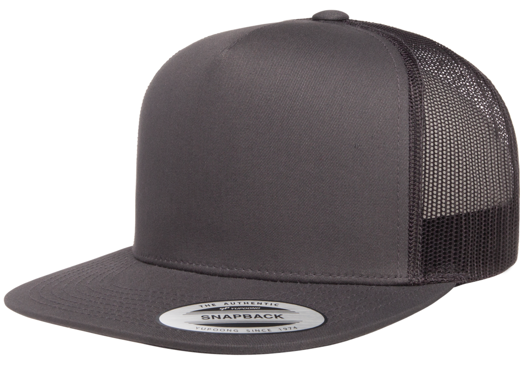 Yupoong-F06006 cap in Charcoal