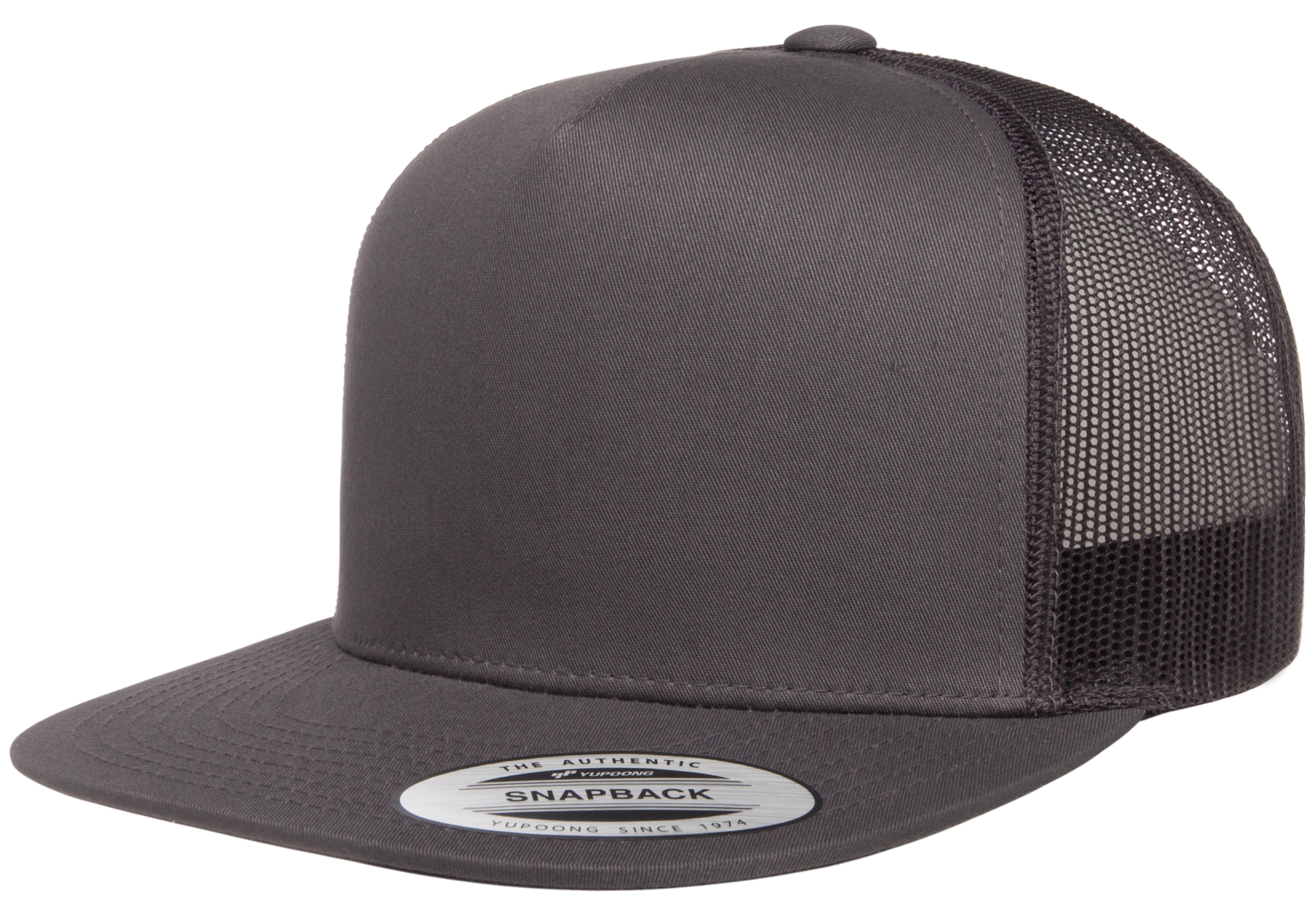 Yupoong-F06006 cap in Charcoal
