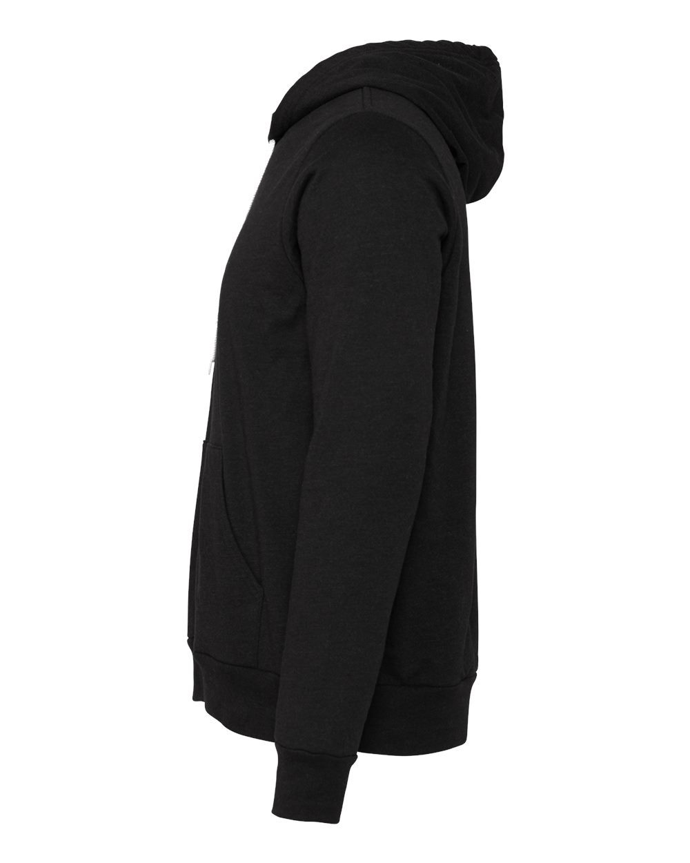 BELLA + CANVAS 3719, Fleece - Premium - Hood, Black Heather