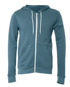 BELLA + CANVAS 3739, Fleece - Premium - Hood, Heather Deep Teal