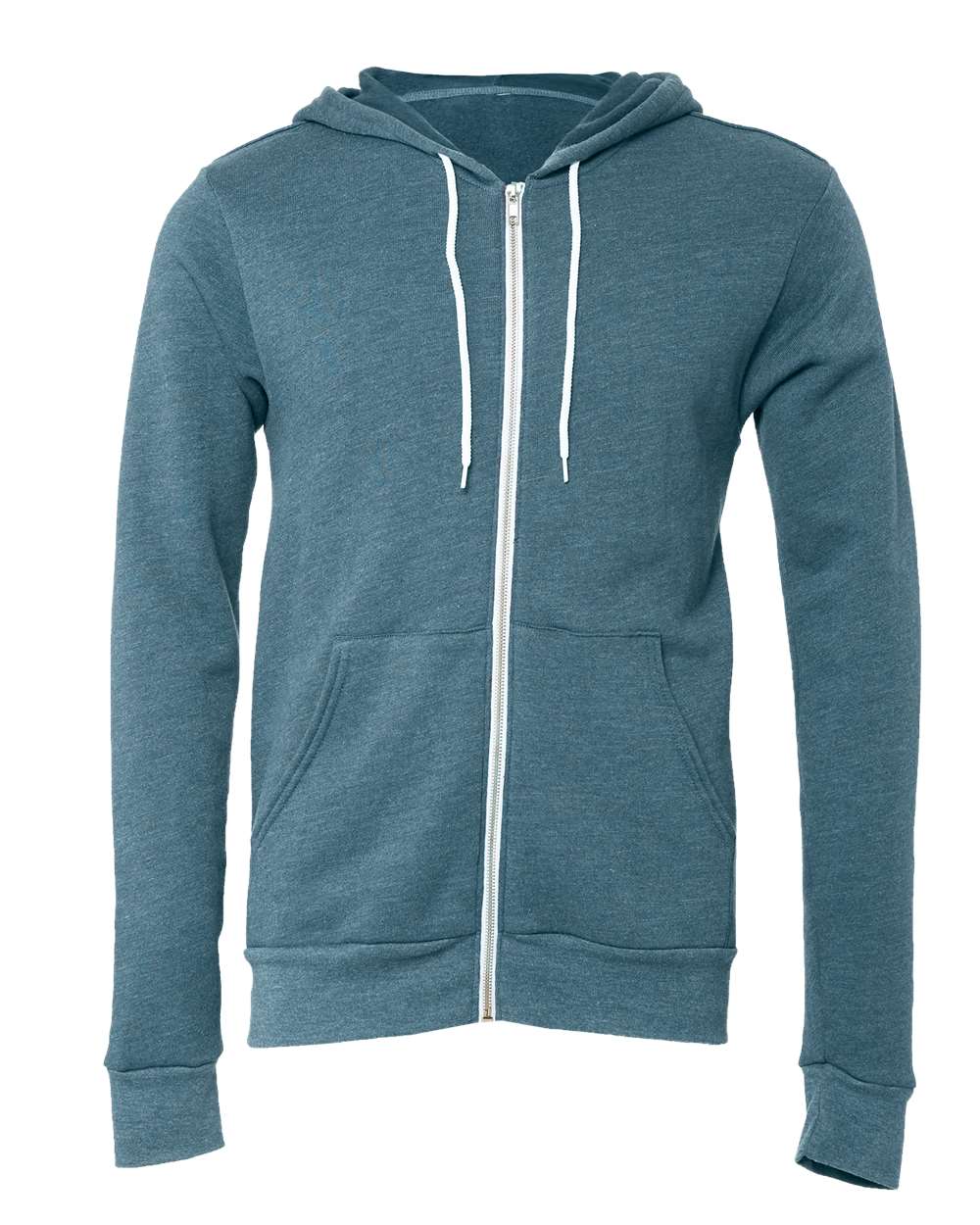 BELLA + CANVAS 3739, Fleece - Premium - Hood, Heather Deep Teal