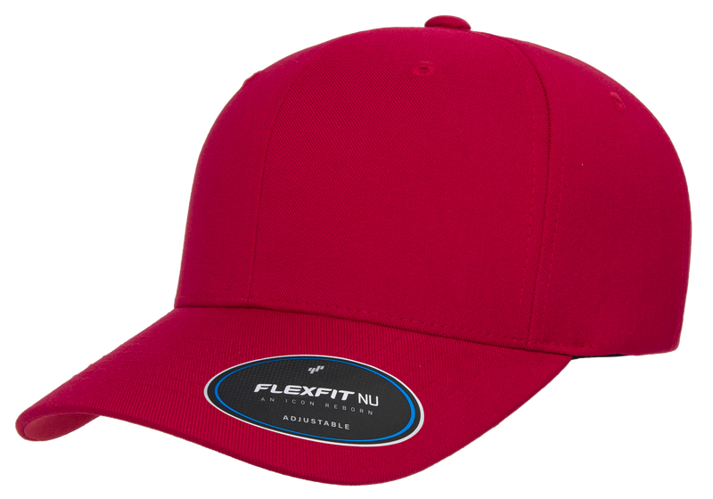 Flexfit F06110, - Flexfit Nu Adjustable Cap, Red