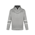 CX2 L0617Y, - Dangle - Youth Pullover Hockey Lace Hooded Sweatshirt, Grey/Black/White