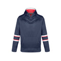 CX2 L0617Y, - Dangle - Youth Pullover Hockey Lace Hooded Sweatshirt, Navy/Red/White