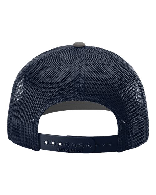 Richardson 112, Snapback Trucker Cap, Charcoal/ Navy