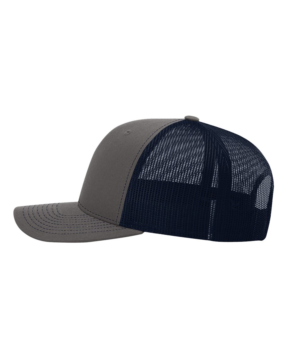 Richardson 112, Snapback Trucker Cap, Charcoal/ Navy