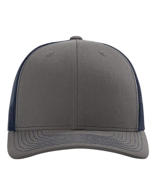 Richardson 112, Snapback Trucker Cap, Charcoal/ Navy