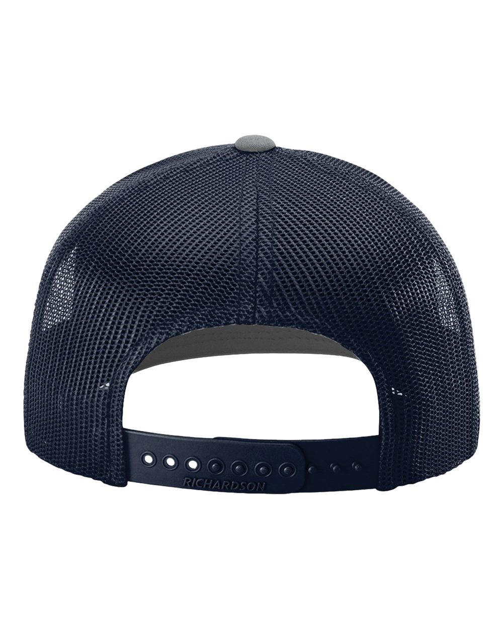 Richardson 112, Snapback Trucker Cap, Heather Grey/ Navy