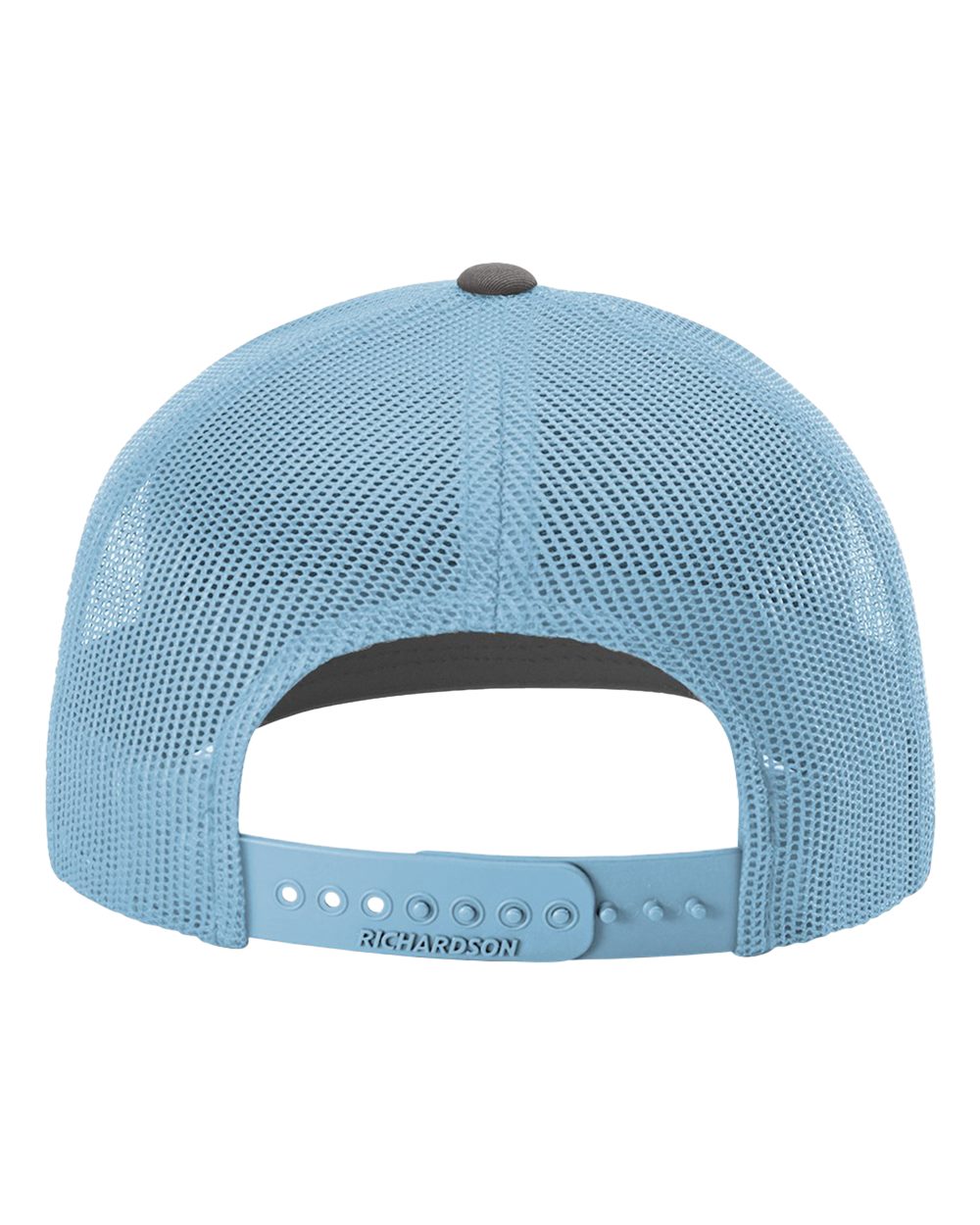 Richardson 112, Snapback Trucker Cap, Charcoal/ Columbia Blue