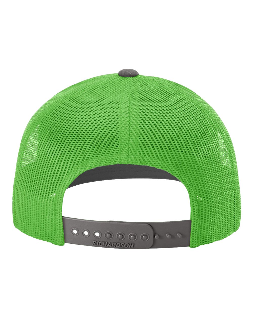 Richardson 112, Snapback Trucker Cap, Charcoal/ Neon Green