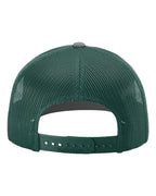 Richardson 112, Snapback Trucker Cap, Heather Grey/ Dark Green
