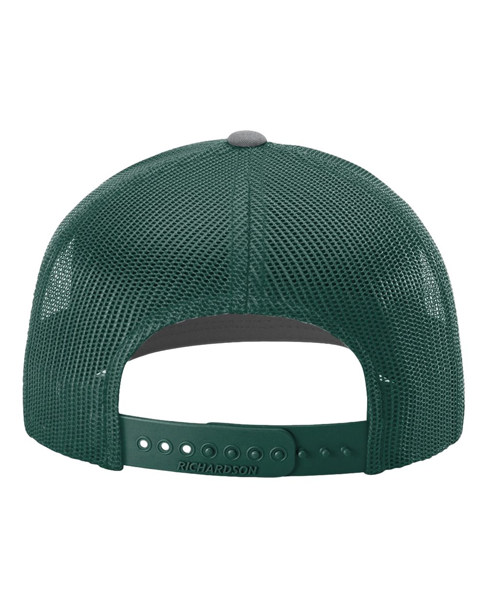 Richardson 112, Snapback Trucker Cap, Heather Grey/ Dark Green