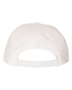 YP Classics 6089M, Premium Flat Bill Snapback Cap, White
