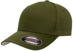 Flexfit F06277, - Flexfit Wooly Combed Fitted Cap, Olive