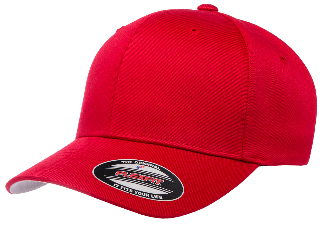 Flexfit-F06277 cap in Red