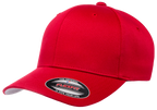 Flexfit F06277, - Flexfit Wooly Combed Fitted Cap, Red
