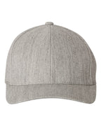 Flexfit 6477, 484 Wool-blend Cap, Heather Grey