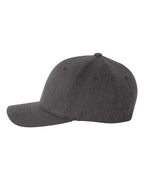 Flexfit 6477, 484 Wool-blend Cap, Dark Heather