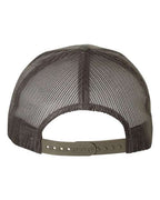 YP Classics 6506, Five-panel Retro Trucker Cap, Charcoal