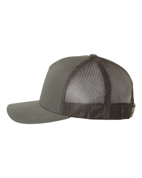 YP Classics 6506, Five-panel Retro Trucker Cap, Charcoal