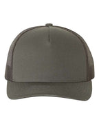 YP Classics 6506, Five-panel Retro Trucker Cap, Charcoal