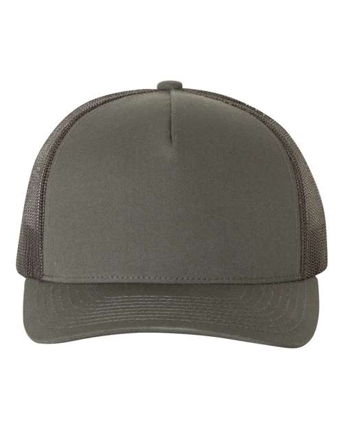 YP Classics 6506, Five-panel Retro Trucker Cap, Charcoal