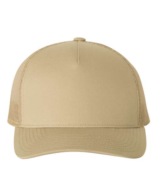 YP Classics 6506, Five-panel Retro Trucker Cap, Khaki