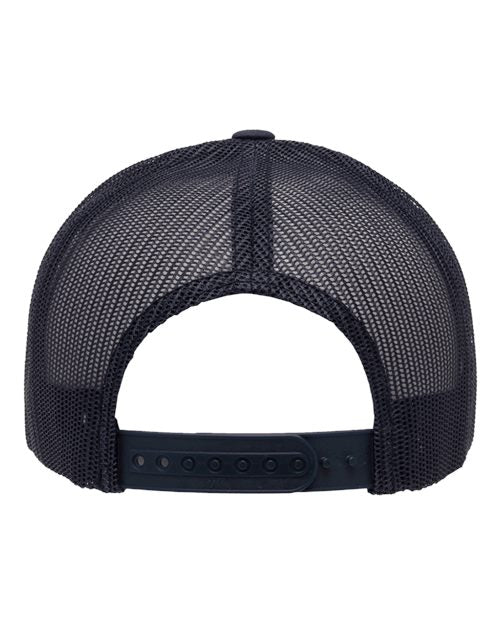 YP Classics 6506, Five-panel Retro Trucker Cap, Navy