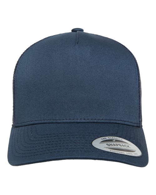 YP Classics 6506, Five-panel Retro Trucker Cap, Navy