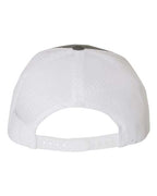 YP Classics 6506, Five-panel Retro Trucker Cap, Charcoal/ White