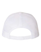 YP Classics 6506, Five-panel Retro Trucker Cap, White
