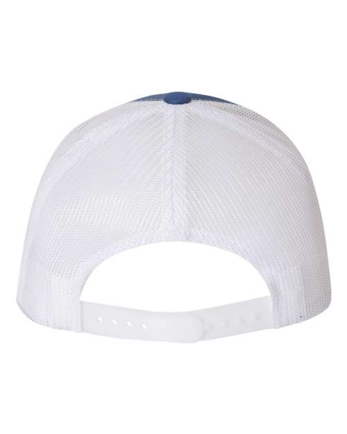 YP Classics 6606, Retro Trucker Cap, Royal/ White
