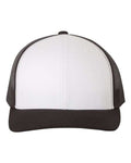YP Classics 6606, Retro Trucker Cap, Black/ White/ Black