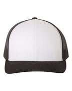 YP Classics 6606, Retro Trucker Cap, Black/ White/ Black