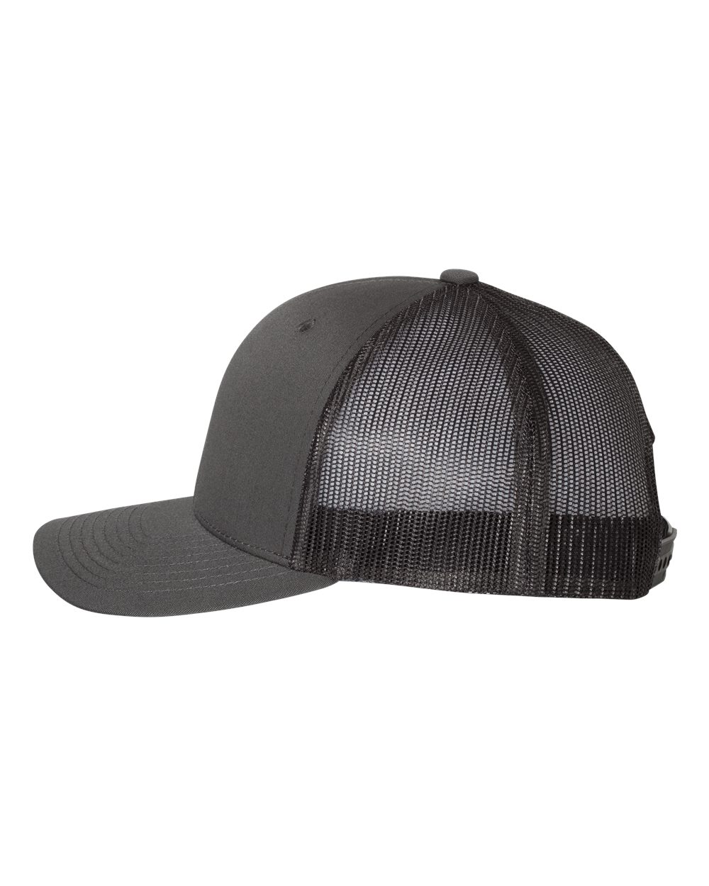 YP Classics 6606, Retro Trucker Cap, Charcoal/ Black