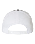 YP Classics 6606, Retro Trucker Cap, Charcoal/ White