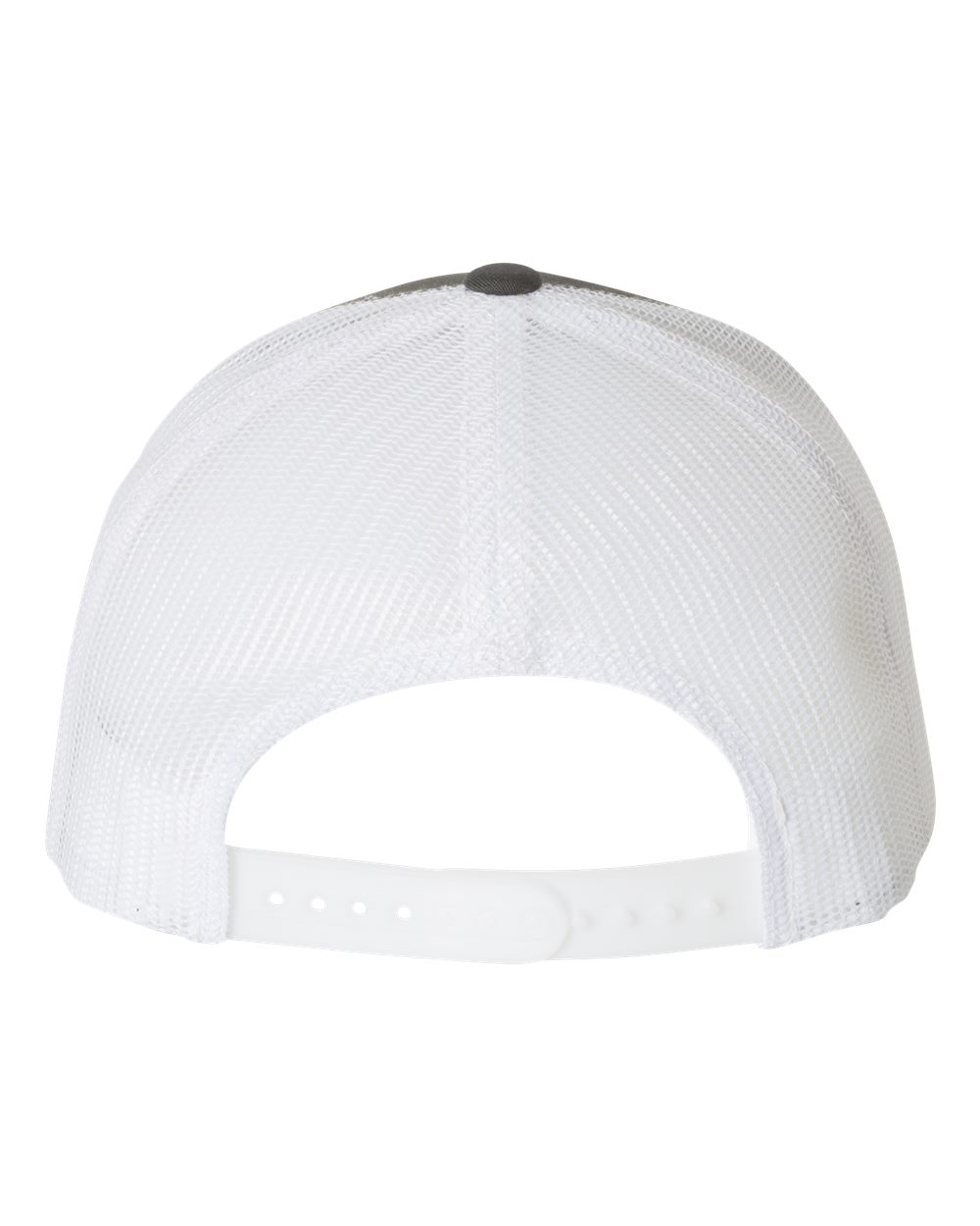 YP Classics 6606, Retro Trucker Cap, Charcoal/ White