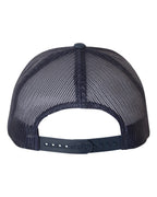 YP Classics 6606, Retro Trucker Cap, Navy/ White/ Navy